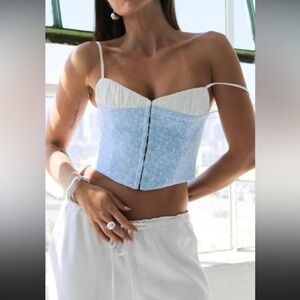 RUMORED-Versailles Corset-French Blue